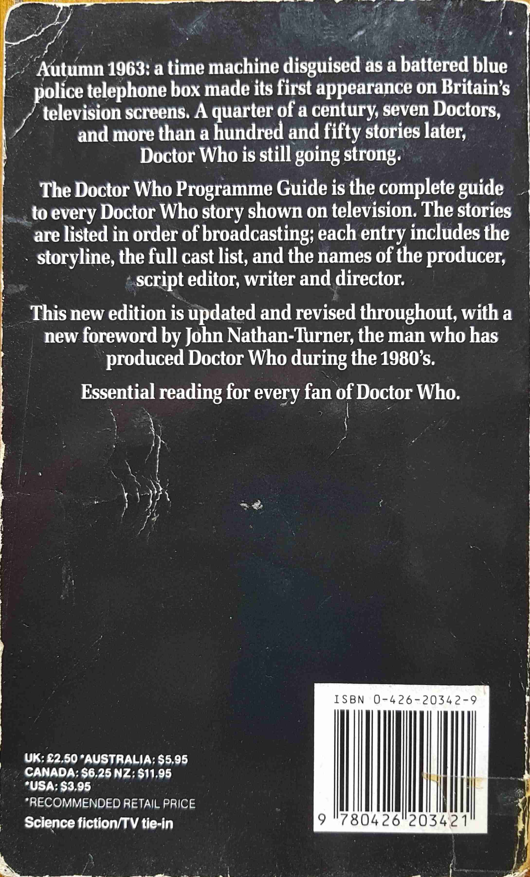 Picture of 0-426-20342-9 Doctor Who - Programme guide by artist Jean-Marc L'officier from the BBC records and Tapes library